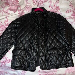Tuckernuck Quilted Leather Jacket / Coat